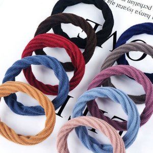 Women's hair tie leather